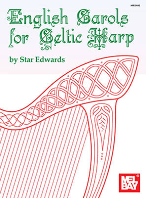 Mel Bay - English Carols For Celtic Harp - Edwards - Lever Harp - Book