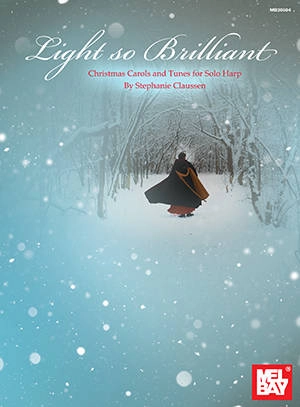 Light so Brilliant: Christmas Carols and Tunes for Solo Harp - Claussen - Lever Harp - Book