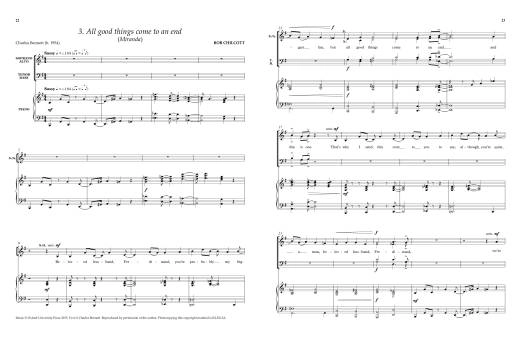 Ophelia, Caliban, and Miranda - Bennett/Chilcott - SATB
