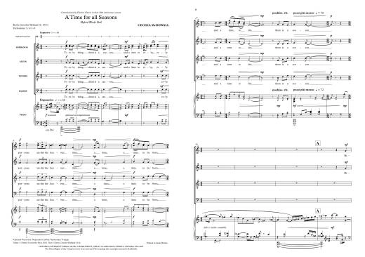 A Time for all Seasons - McDowall - SATB