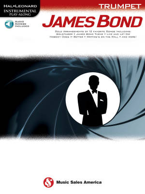 Music Sales - James Bond: Instrumental Play-Along - Trumpet - Livre/Audio en ligne