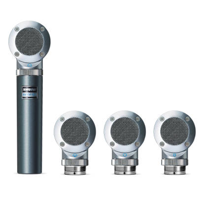 Shure - Beta 181 Ultra-Compact Side-Address Condenser Microphone with 4 Interchangeable Capsules