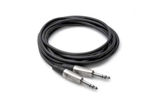 Hosa - Pro Balanced Interconnect Cable, REAN 1/4 in TRS to Same - 50 ft