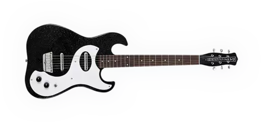 63 Double Cutaway Electric Guitar - Black Metal Flake