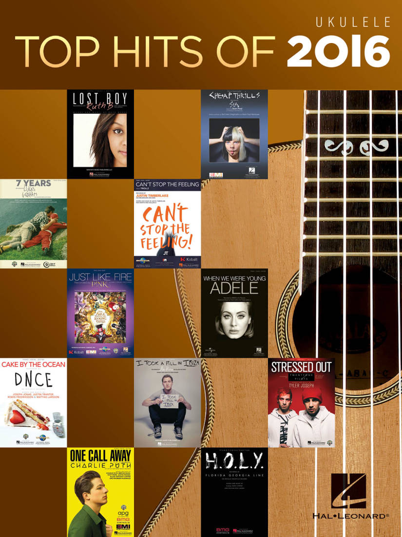 Top Hits of 2016 for Ukulele - Book