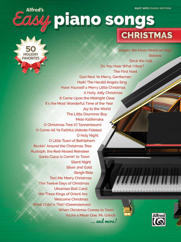 Alfred\'s Easy Piano Songs: Christmas - Piano/Vocal/Guitar - Book