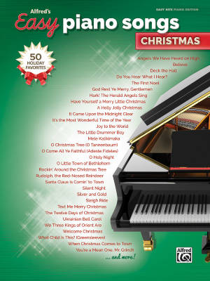 Alfred Publishing - Alfreds Easy Piano Songs: Christmas - Piano/Vocal/Guitar - Book