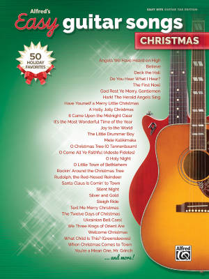 Alfred\'s Easy Guitar Songs: Christmas - Guitar TAB - Book