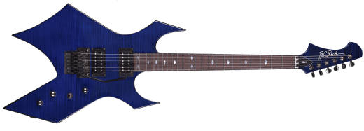 Mk7 Warlock Electric Guitar - Transparent Cobalt Blue