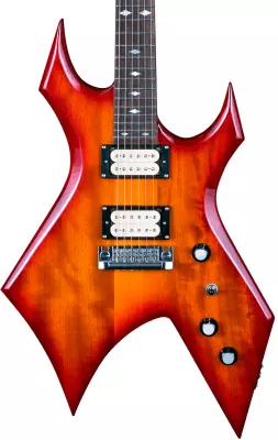 Mk9 Warlock Electric Guitar - Cherry Red Sunburst