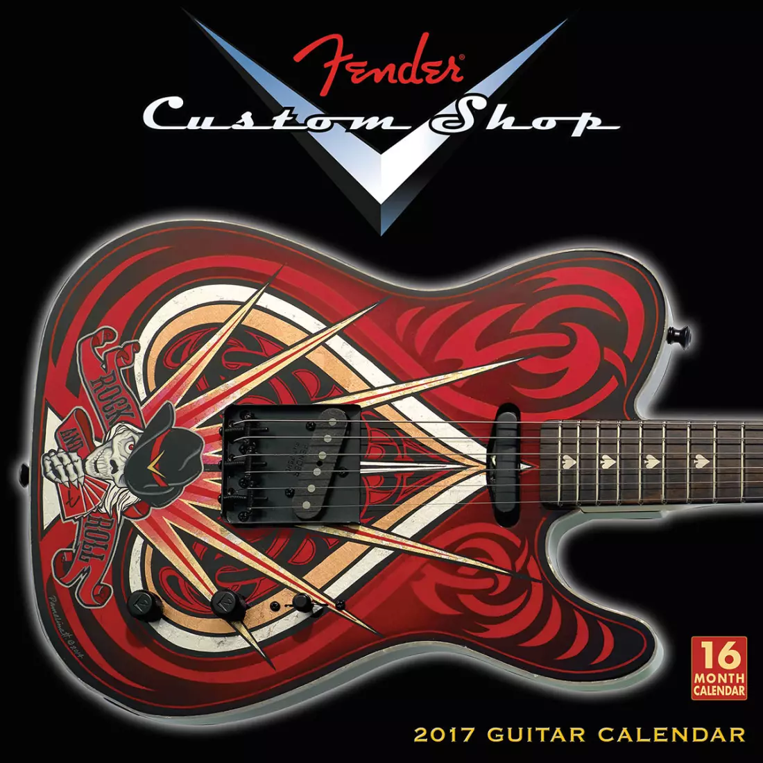 Fender Custom Shop 2017 16-Month Wall Calendar