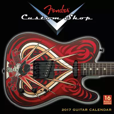 Fender Custom Shop 2017 16-Month Wall Calendar