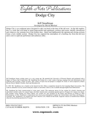 Dodge City - Smallman/Marlatt - Brass Quintet - Gr. Medium