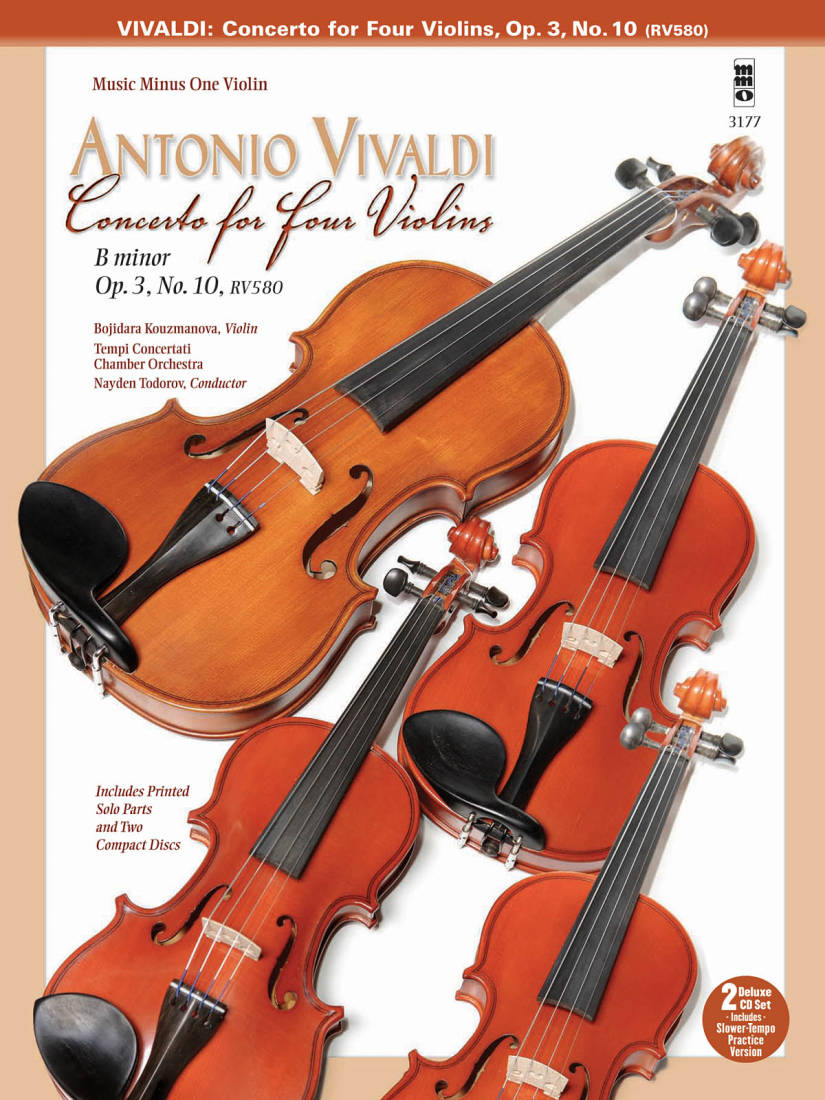 Concerto for Four Violins in B minor, Op. 3, No. 10, RV580 - Vivaldi - Book/2 CDs