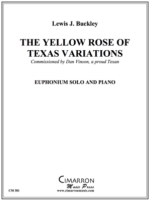 Yellow Rose of Texas and Variations - Buckley - Euphonium/Piano