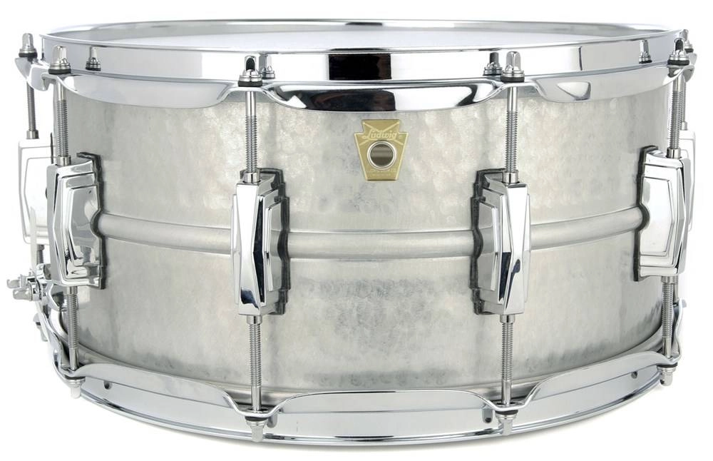 Acrophonic 14x6.5\'\' Snare Drum - Hammered Aluminum