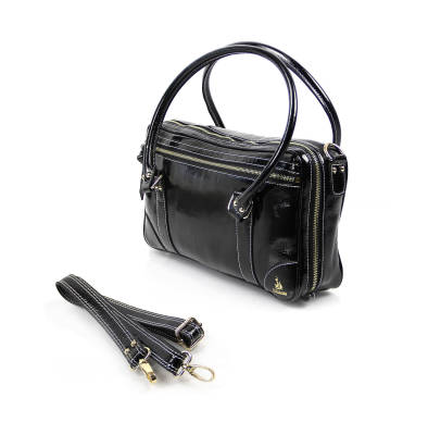 Black Patent Leather Oboe Bag