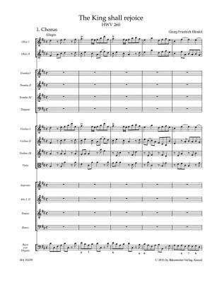 The King shall rejoice HWV 260: Coronation Anthem - Handel/Blaut - Full Score