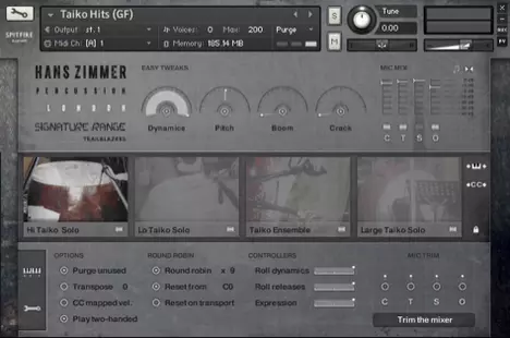 HZ01 Hans Zimmer Percussion London Library - Download