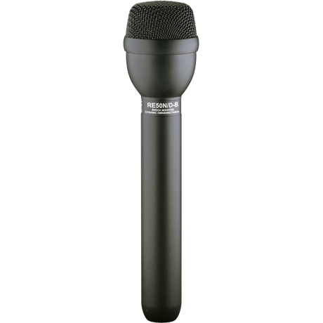 Omnidirectional Dynamic Interview Microphone - Black