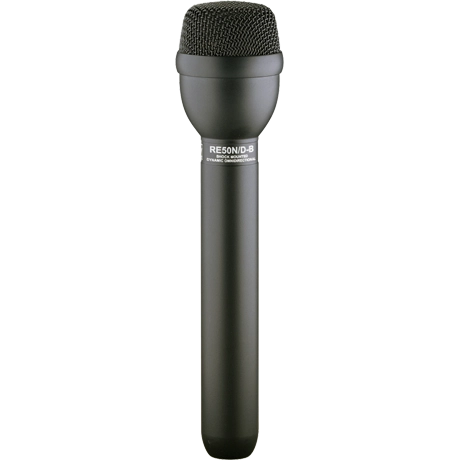 Omnidirectional Dynamic Interview Microphone - Black