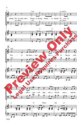 Frosty the Snowman - Nelson/Rollins/Shaw - SATB