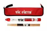 Vic Firth - Essentials Stick Bag w\/ 5A Sticks & Wire Brushes