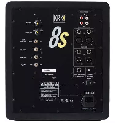 Krk 8\'\' Series 2 Studio Subwoofer (Single)