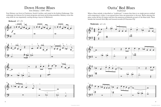 A First Book of Blues: 16 Arrangements for the Beginning Pianist - Dutkanicz - Piano - Book