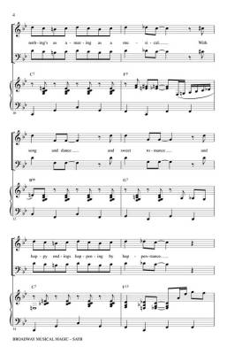Broadway Musical Magic (Choral Medley) - Huff - SATB