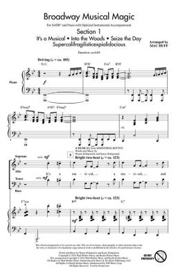 Broadway Musical Magic (Choral Medley) - Huff - ShowTrax CD