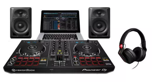 DJ Starter Pack with DDJ-RB Controller, DM-40 Speakers & HDJ-700-R Headphones