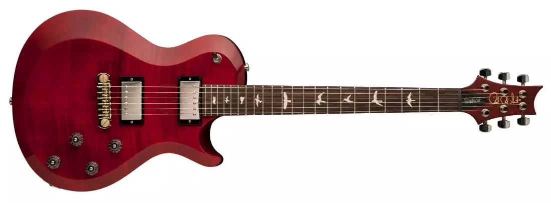 2017 S2 Singlecut Electric Guitar - Birds, Scarlet Red