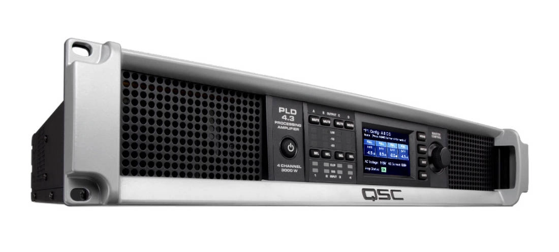 PLD4.3 4-Channel Amp with Display - 625W 8 Ohms