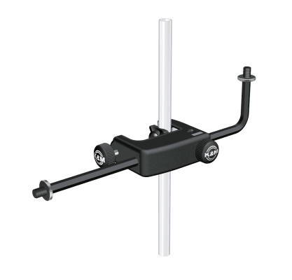 K & M Stands - 240/5 Microphone Mounting Arm with Clamp - Black