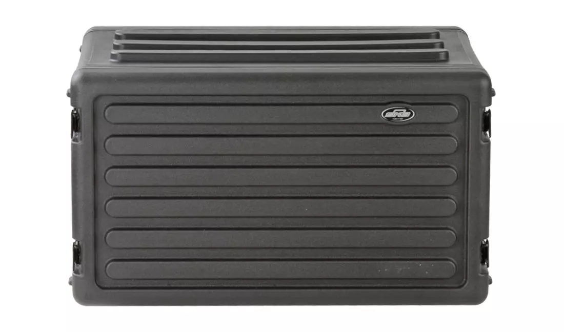 Roto-Molded 6U Shallow Rack Case with Handle - 10.5\'\' Deep