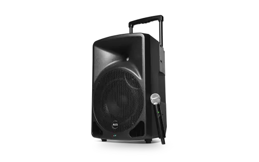 Transport 12 400W Battery Powered Portable PA System with Wireless Microphone and USB Media Player