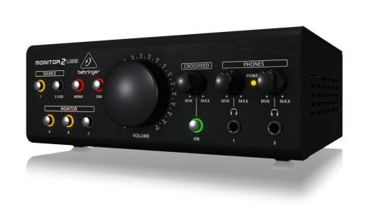 MONITOR2USB Speaker/Headphone Monitoring Controller with VCA Control and USB Audio Interface