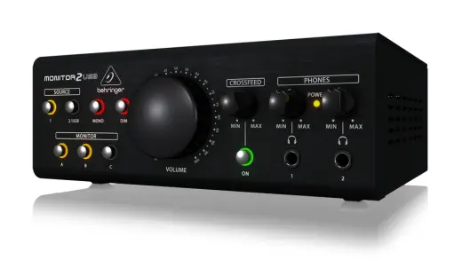 MONITOR2USB Speaker/Headphone Monitoring Controller with VCA Control and USB Audio Interface