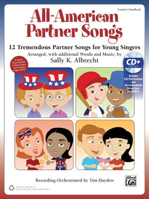 Alfred Publishing - All-American Partner Songs - Albrecht/Hayden - Teachers Handbook/Enhanced CD - Gr. 2-7