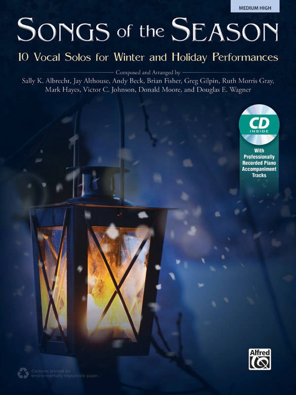 Songs of the Season - Medium High Voice - Book/CD