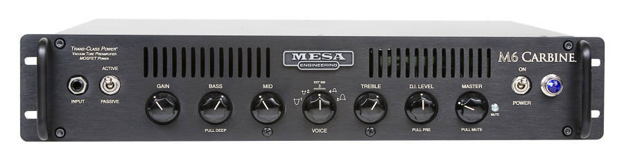 Mesa Boogie - M6 Carbine 600w Bass Head - Rack Mounted