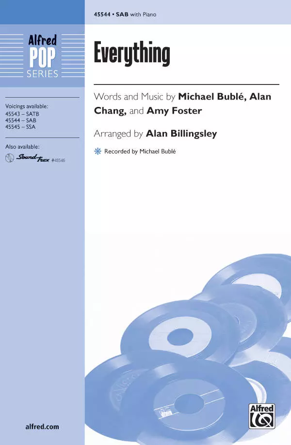 Everything - Buble /Chang /Foster /Billingsley - SAB