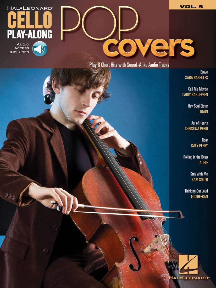 Pop Covers: Cello Play-Along Volume 5 - Book/Audio Online
