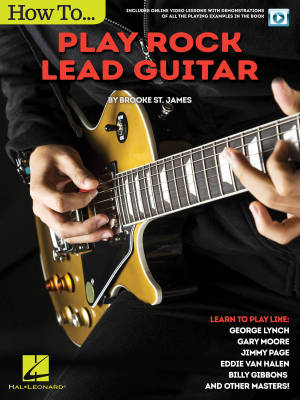 How to Play Rock Lead Guitar - St. James - Book/Video Online