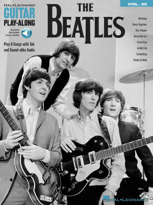 The Beatles: Guitar Play-Along Volume 25 - Guitar TAB - Book/Audio Online