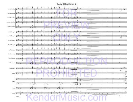 The Art Of The Matter - Springfield - Jazz Ensemble - Gr. Medium