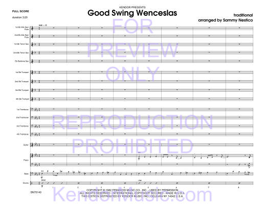 Good Swing Wenceslas - Nestico - Jazz Ensemble - Gr. Medium Advanced