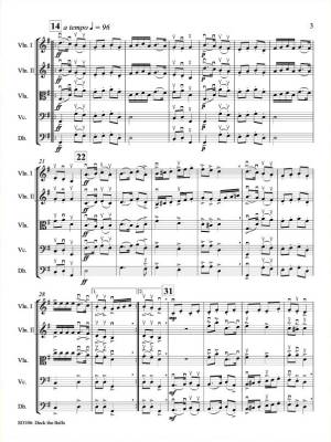 Deck The Bells - Carlson - String Orchestra - Gr. 4