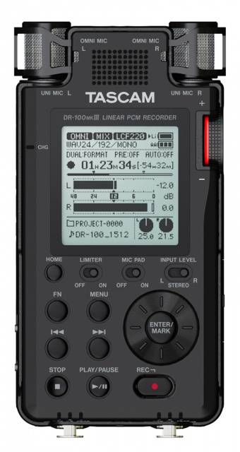 DR-100MKIII Linear PCM Recorder